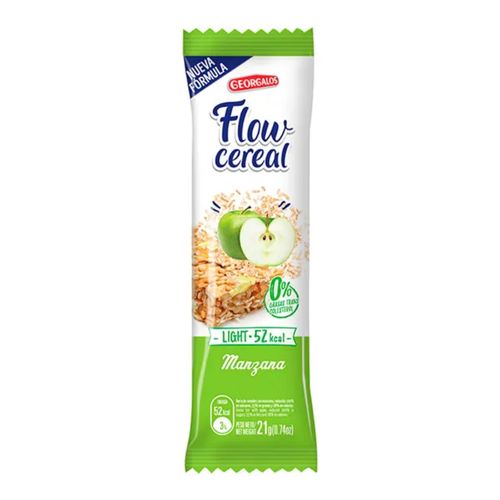 Barra de Cereal Flow Manzana 21 Gr.