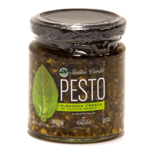 Aderezo Pesto de Albahaca Sueño Verde 170 Gr.