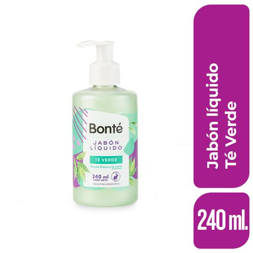 Jabon Liquido Manos Te Verde Bonte 240 Ml.