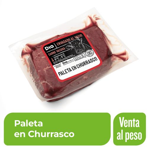 Paleta en Churrasco Envasado al Vacío x 1 Kg.