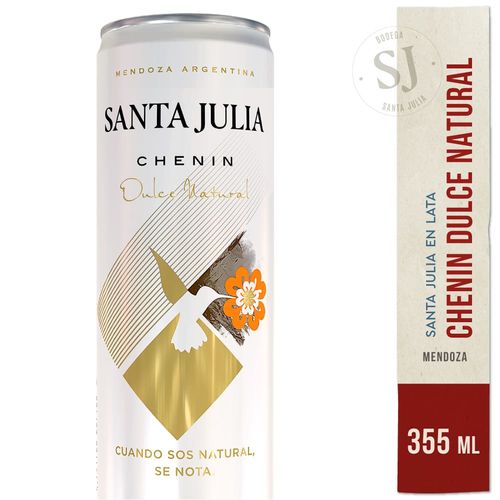 Vino Santa Julia Chenin Dulce Lata 355 Ml.