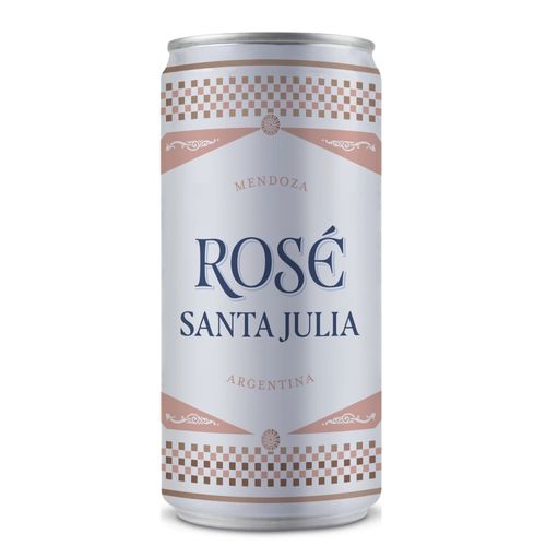 Vino Rosado Orgánico Santa Julia en lata 269 Ml.