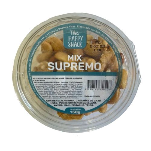 Mix The Happy Snack Supremo 150 Gr.