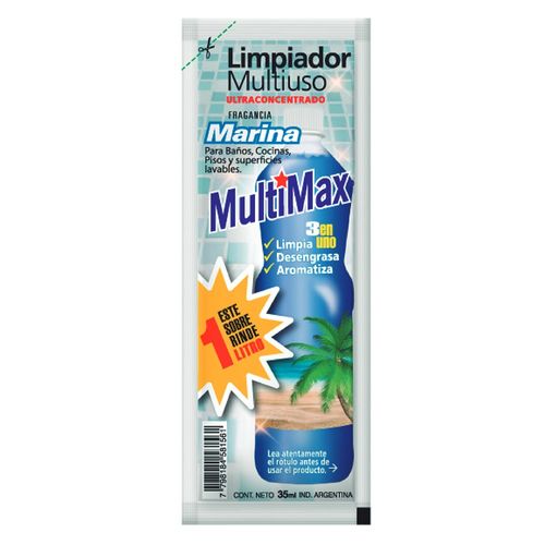 Desinfectante Limpieza Multiuso Multimax 1 Lt.