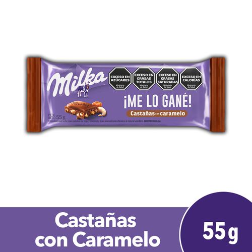 Chocolate Milka Con Castañas 55 Gr.