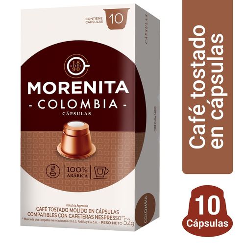 Café en Cápsula La Morenita Colombia 52 Gr.