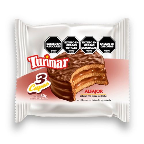 Alfajor Triple Turimar Negro 60 Gr.