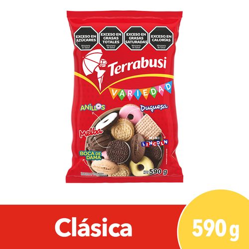 Galletitas Dulces Variedad Terrabusi Mix Tamaño Familiar 590 Gr.