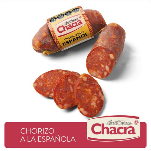 Chorizo a la Española Colorado Chacra 43 120gr