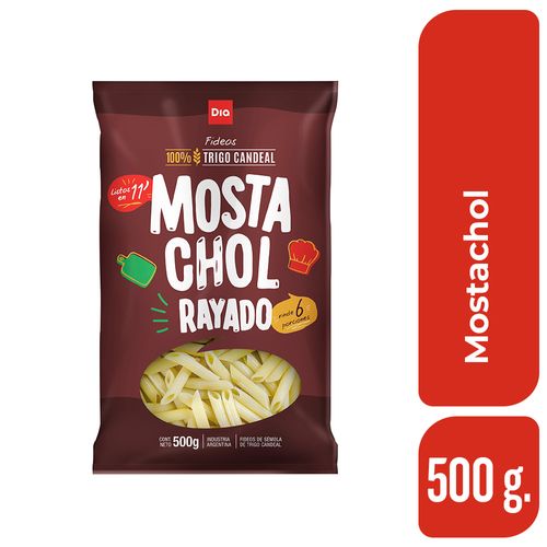 Fideos Mostachol DIA 500 Gr