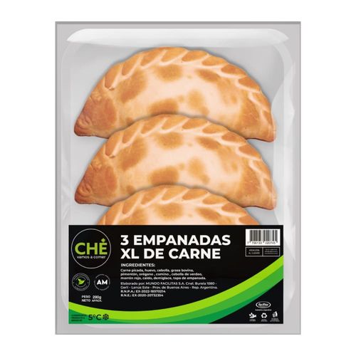 Empanadas Facilitas Carne XL 3 Un.