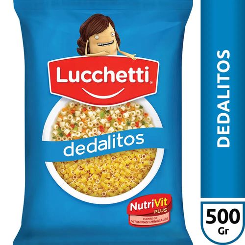 Fideos Lucchetti Dedalitos 500 Gr.