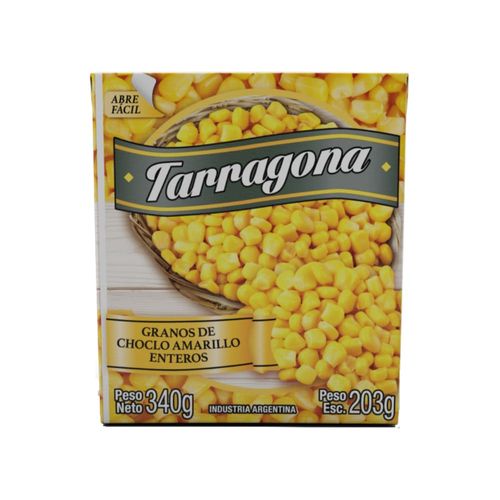 Choclo Amarillo Entero Tarragona 340 Gr.