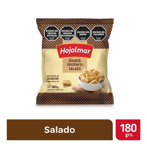 Snack Matero Salado Hojalmar 180 Gr.