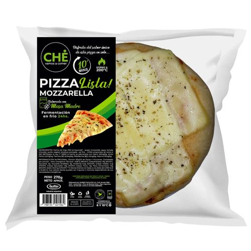 Pizza Individual Lista Mundo Facilitas Muzarella 270 Gr.