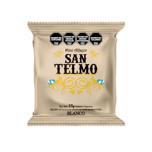 Alfajor San Telmo Blanco 35 Gr.