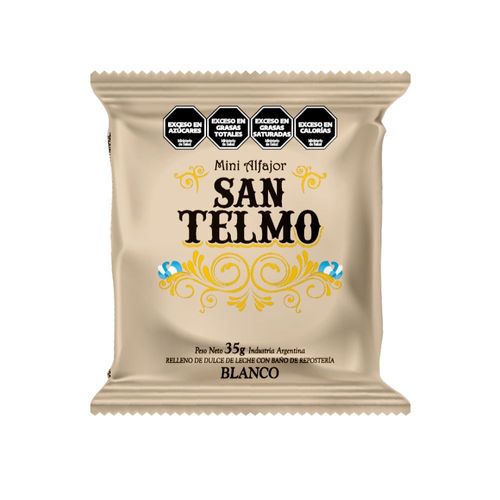 Alfajor San Telmo Blanco 35 Gr.