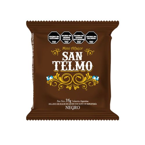 Alfajor San Telmo Negro 35 Gr.