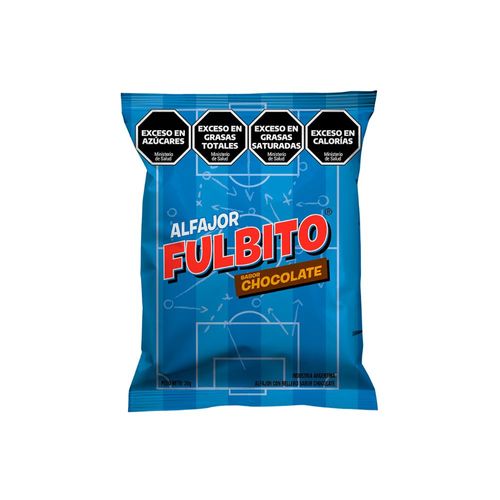 Alfajor Fulbito Relleno Sabor Chocolate 30 Gr.