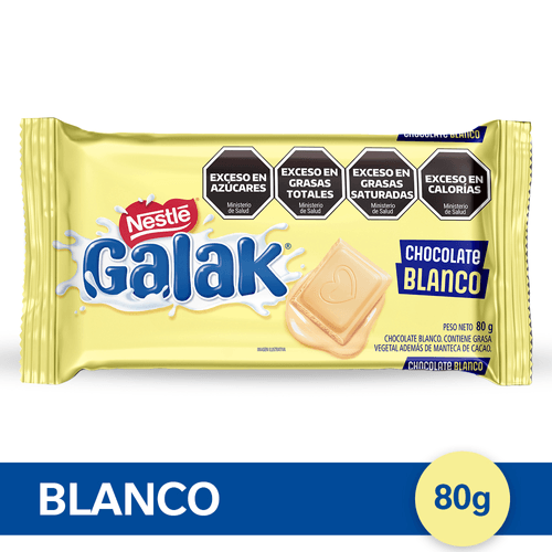 Nestlé Galak Chocolate Blanco X 80 Gr.