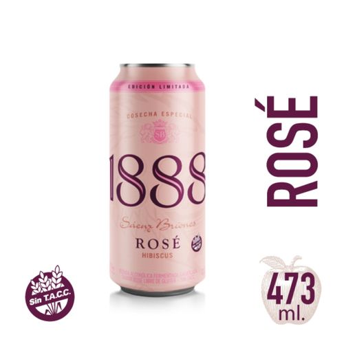 Sidra Saenz Briones 1888 Rosé Lata 473 Ml.