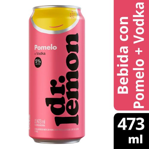 Vodka Dr Lemon Pomelo 5% 473 Ml.