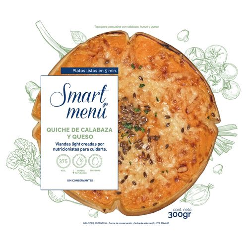 Tarta de Calabaza Smart Menu 300 Gr.