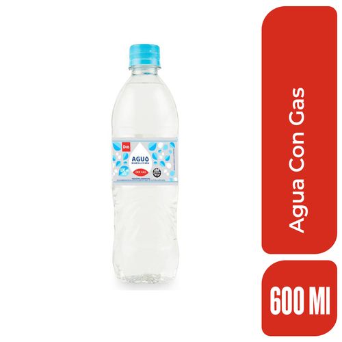 Agua Mineral Con Gas Sin Tacc Dia 600 Ml.