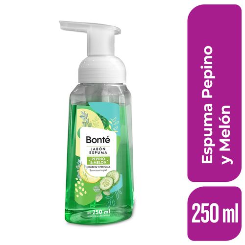 Jabon Espuma Pepino y Melon Botella 250 Ml