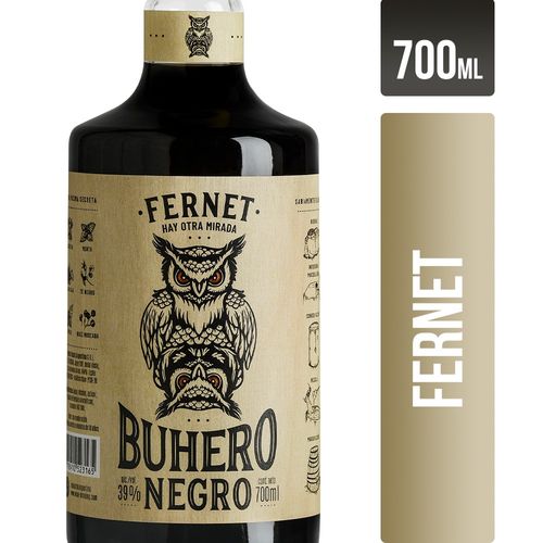 Fernet Negro Buhero 700 Ml.