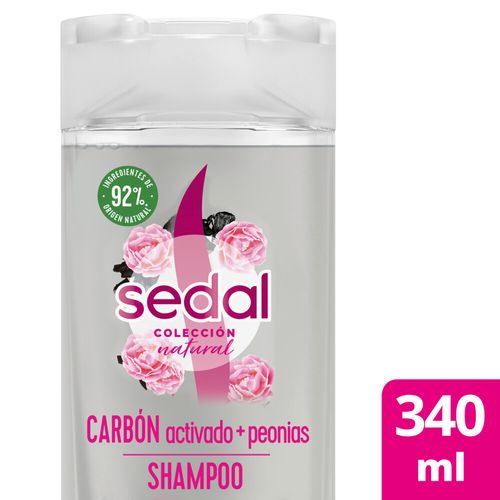 Shampoo SEDAL Carbón Activado y Peonias 340 Ml.