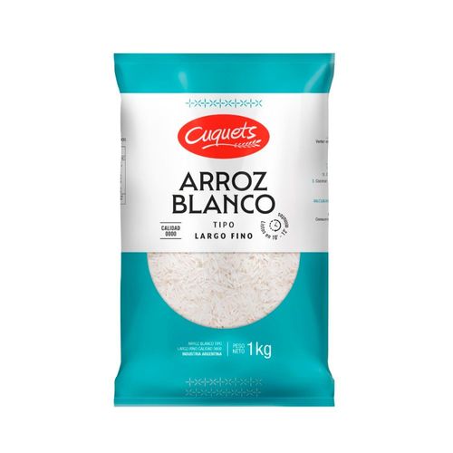 Arroz Largo Fino Cuquets 1 Kg.