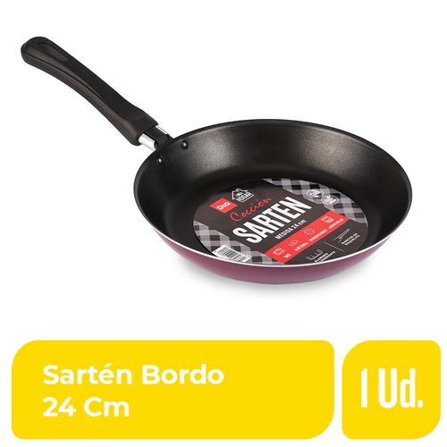 Sarten Bordo 24 cm DIA 1 Ud.