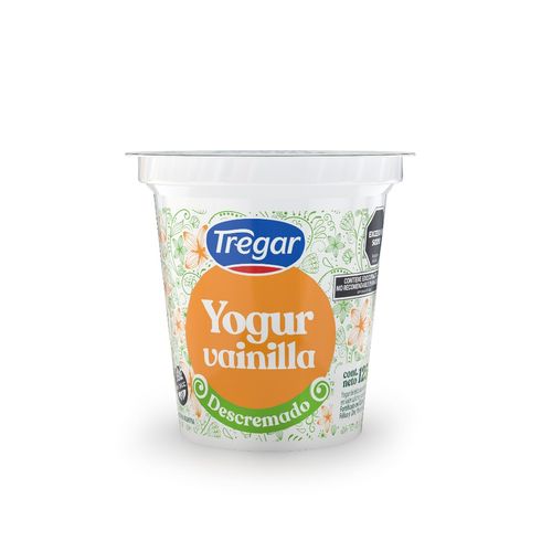 Yogur cremoso light vainilla Tregar 125 Gr.