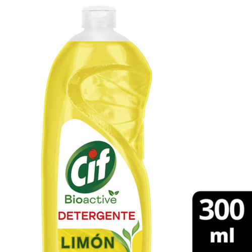 Lavavajilla Bioactive Limón Cif 300ml.