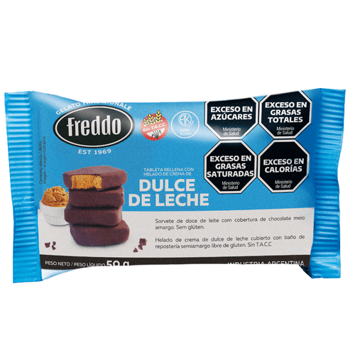 Tableta Dulce de Leche Freddo 50gr.