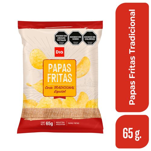 Papas Fritas Tradicional Dia 65 Gr.