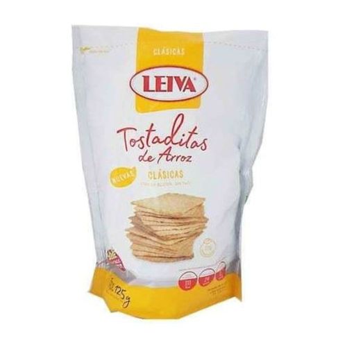 Tostadita Arroz Clásica Leiva 125 Gr.