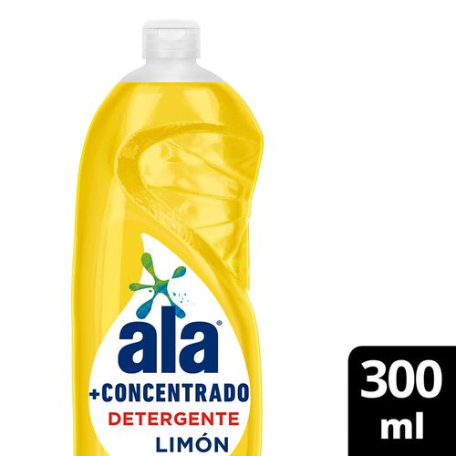 Detergente  Líquido ALA + Concentrado Limón 300 ml