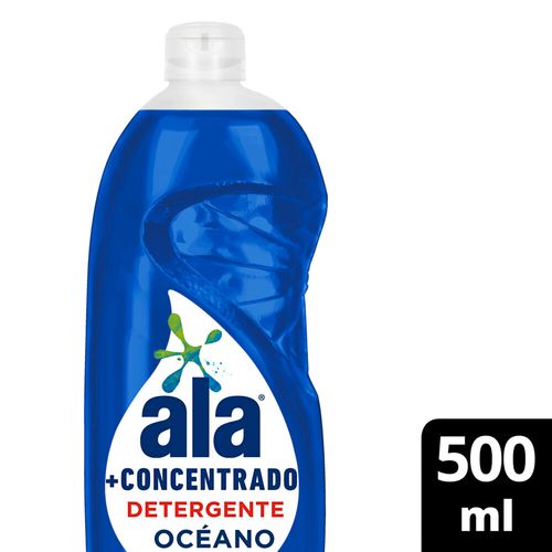 Detergente Líquido ALA + Concentrado Océano 500 ml