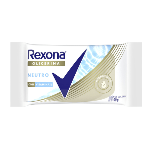 Jabón de glicerina en Barra Rexona Neutro 90gr