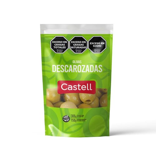 Aceituna Verde Descarozada Castell 150 Gr