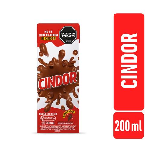 Leche Chocolatada Cindor 200 Ml.