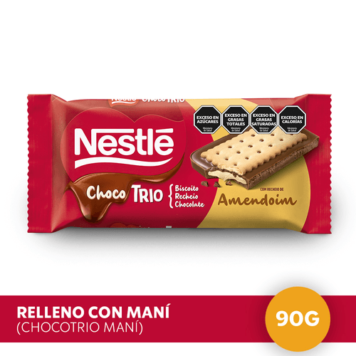 Chocotrio Peanut Butter Biscuit Nestle 90 Gr.