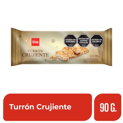 Turrón Crujiente Dia 90 Gr.