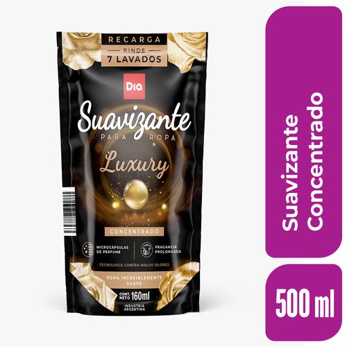 Suavizante Concentrado Luxury Dia 500 Ml.