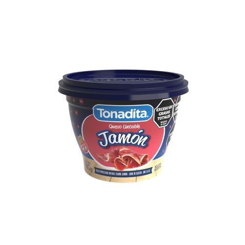 Queso Untable Jamon Tonadita 180 Gr