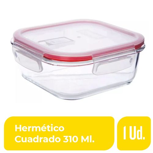 Hermético Cuadrado 310 Ml x 1 Ud.