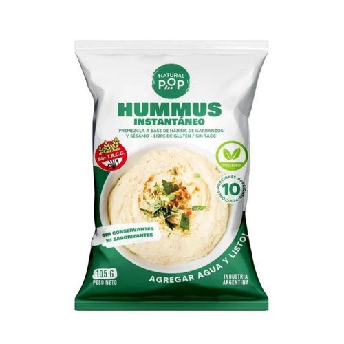 Hummus Instantaneo Natural Pop 105 Gr.