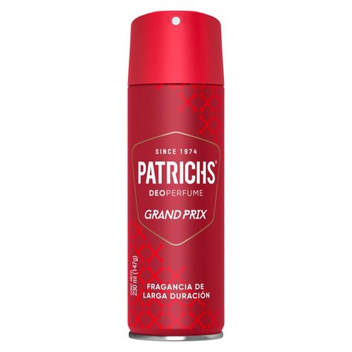 Desodorante Aerosol Grand Prix Patrichs 230 Ml.